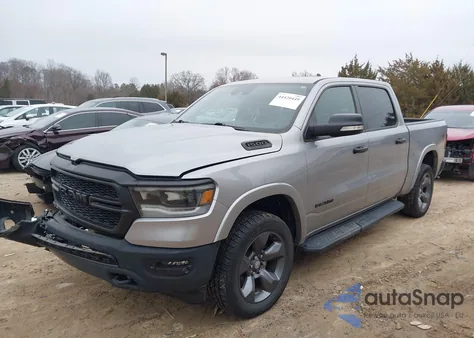 2021 Ram 1500 Big Horn 4X4 5'7 Box из США, поврежденный, VIN 1C6SRFFT0MN596407